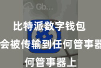 比特派数字钱包 不会被传输到任何管事器上