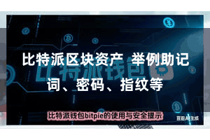 比特派区块资产  举例助记词、密码、指纹等