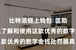 比特派链上钱包  匡助用户更好地了解和使用这款优秀的数字金钱处罚器具
