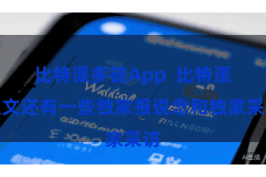 比特派多链App  比特派汉文还有一些独家报说念和独家采访