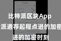 比特派区块App  比特派遴荐起程点进的加密时刻
