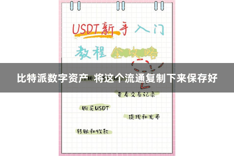 比特派数字资产  将这个流通复制下来保存好