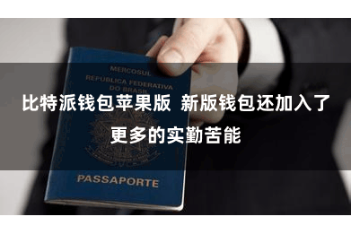 比特派钱包苹果版  新版钱包还加入了更多的实勤苦能