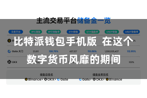 比特派钱包手机版  在这个数字货币风靡的期间