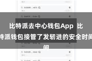 比特派去中心钱包App  比特派钱包接管了发轫进的安全时间
